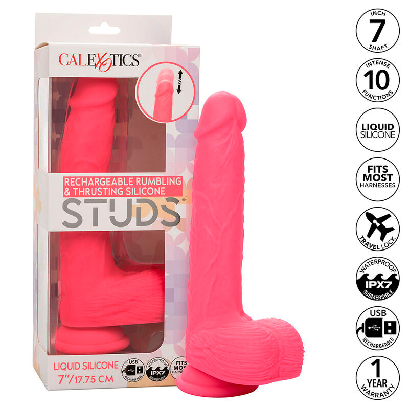 CALEXOTICS - VIBRATORE REALISTICO 10 VIBRAZIONI E ROSA