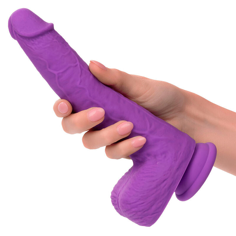 CALEXOTICS - VIBRATORE RICARICABILE E ROTANTE A BORCHIE 10 VIBRAZIONI VIOLA