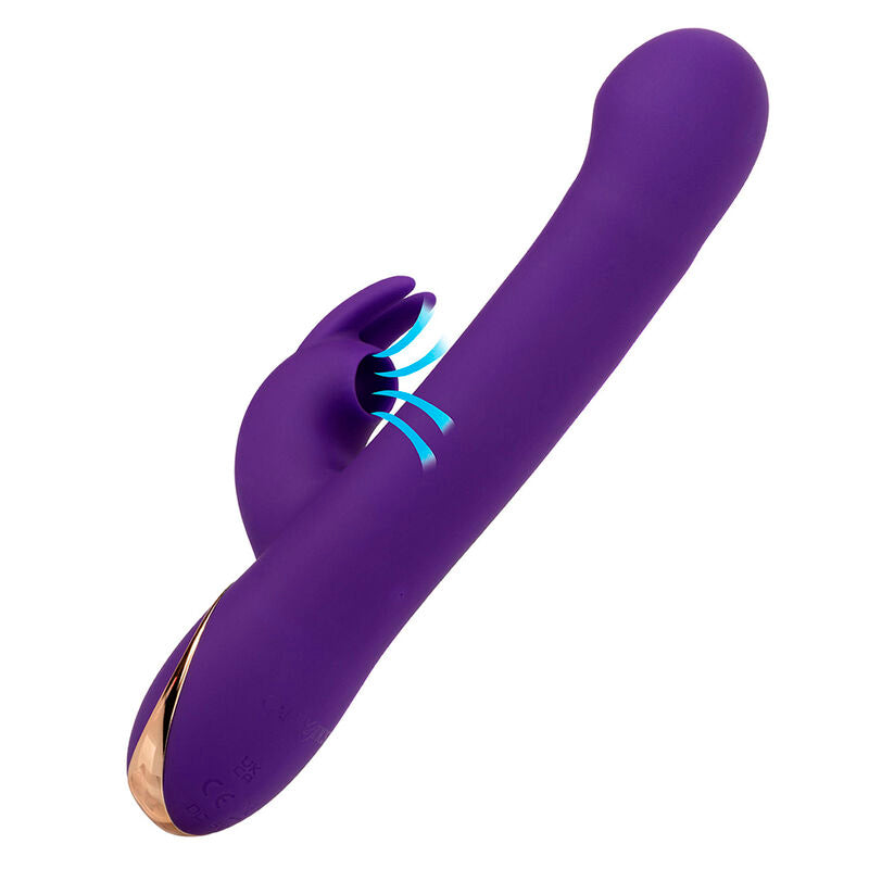 CALEXOTICS - JACK RABBIT VIBRATORE E STIMOLATORE 7 LIVELLI DI VIBRAZIONE E ASPIRAZIONE BLU