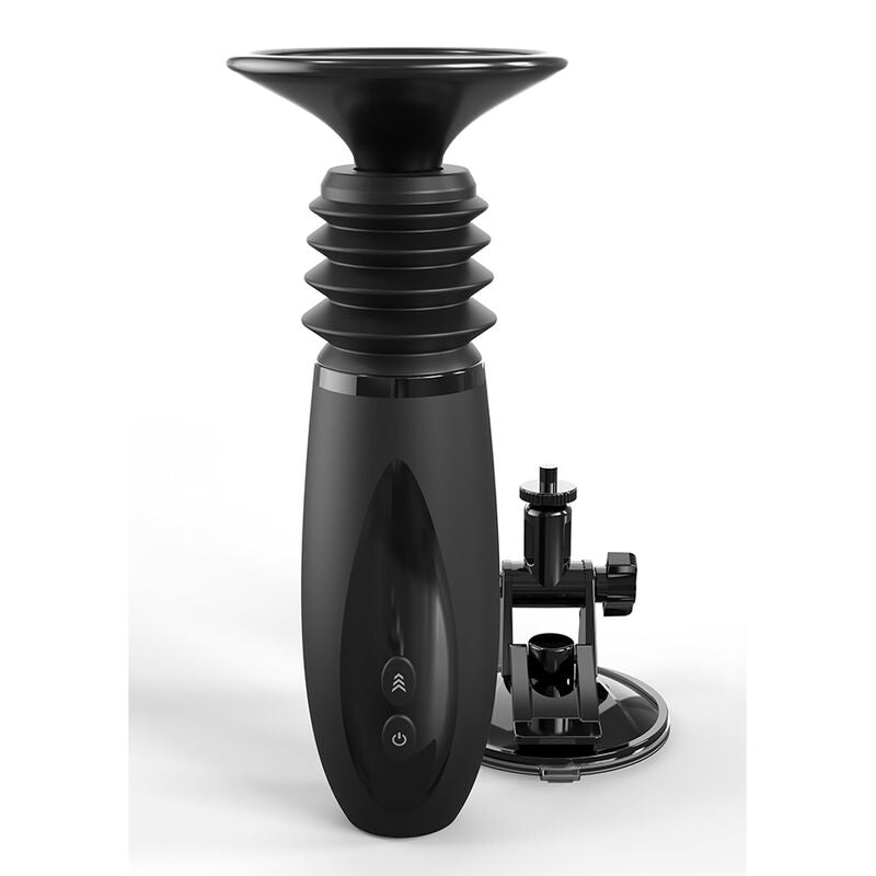 SERIE FETISH FANTASY - BODY DOCK THRUSTER CON DILDO E 7 MODALITÀ DI SPINTA, NERO