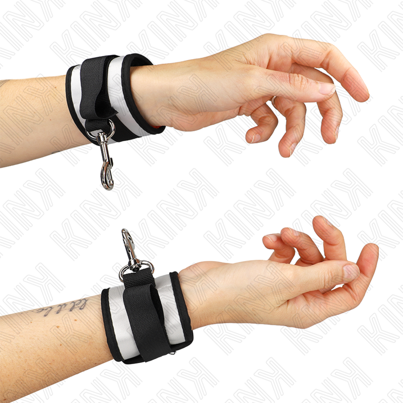 KINK - BRACCIALETTI IN NEOPRENE GRIGIO 23 X 5 CM