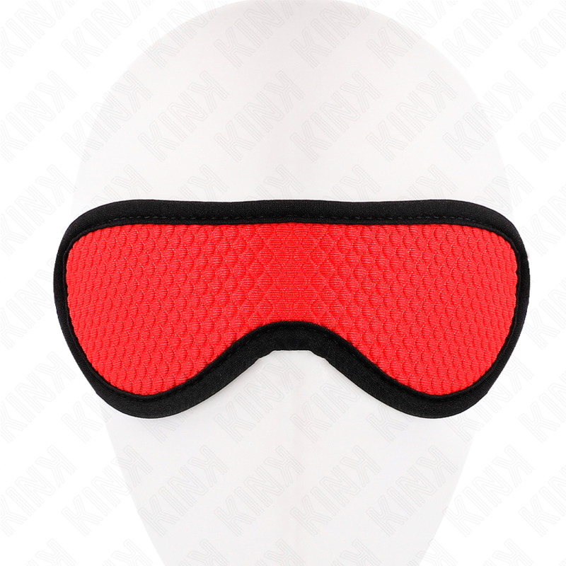 KINK - BENDA TESTURIZZATA A SQUAME CON BORDO ROSSO 20 x 7 CM