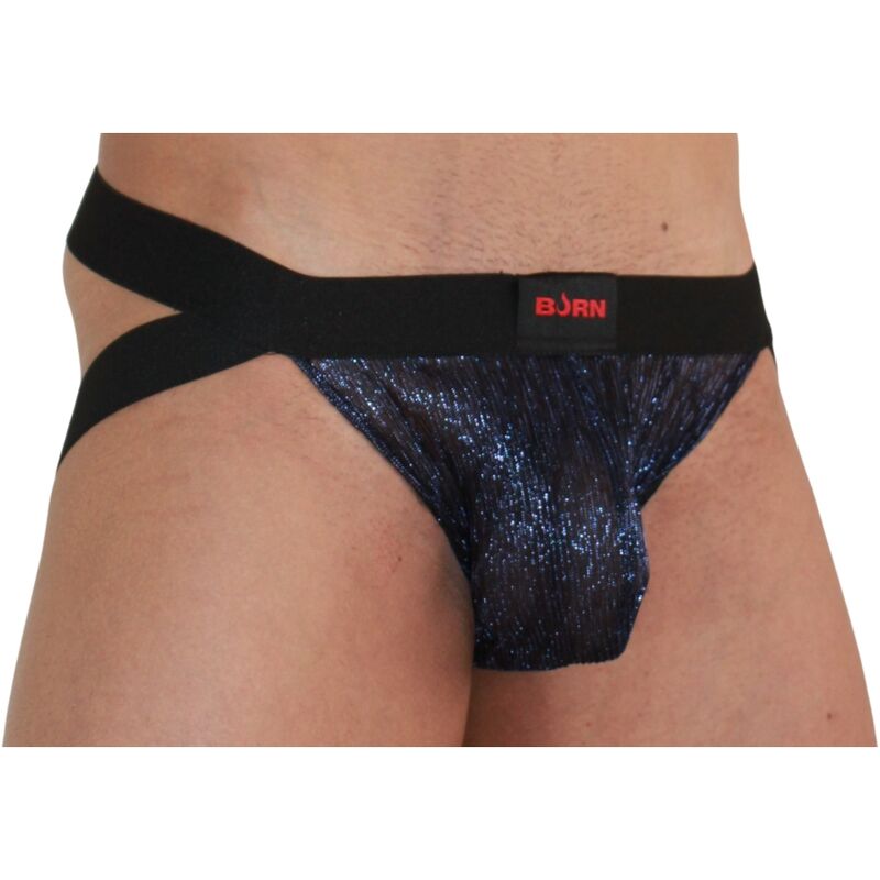 BURN - 006 JOCK BLU BRILLANTE / NERO XL