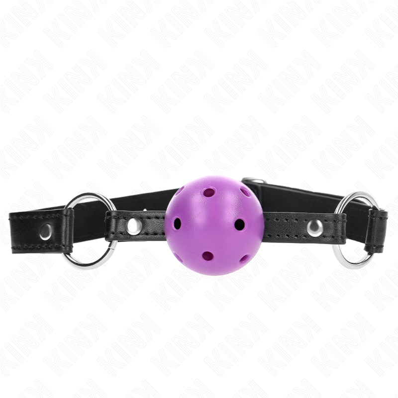 KINK - BALL GAG 4,5 CM VIOLA RIGIDA CAVO 63,5 X 2 CM