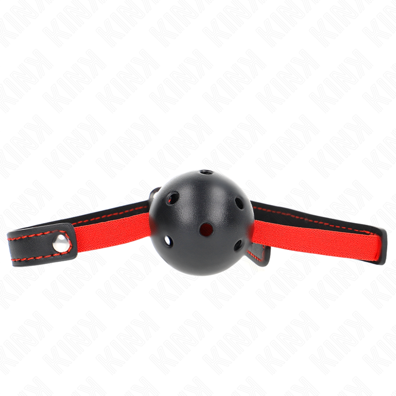 KINK - BAVAGLIO A PALLA CAVA RIGIDA DA 4,5 CM CON CINTURA ELASTICA 56 x 1,5 CM