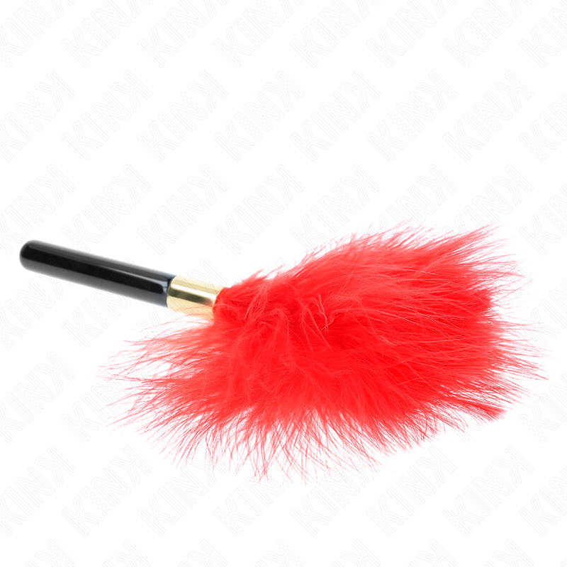KINK - PIUME TICKLE METALLO ORO ROSSO 18 CM