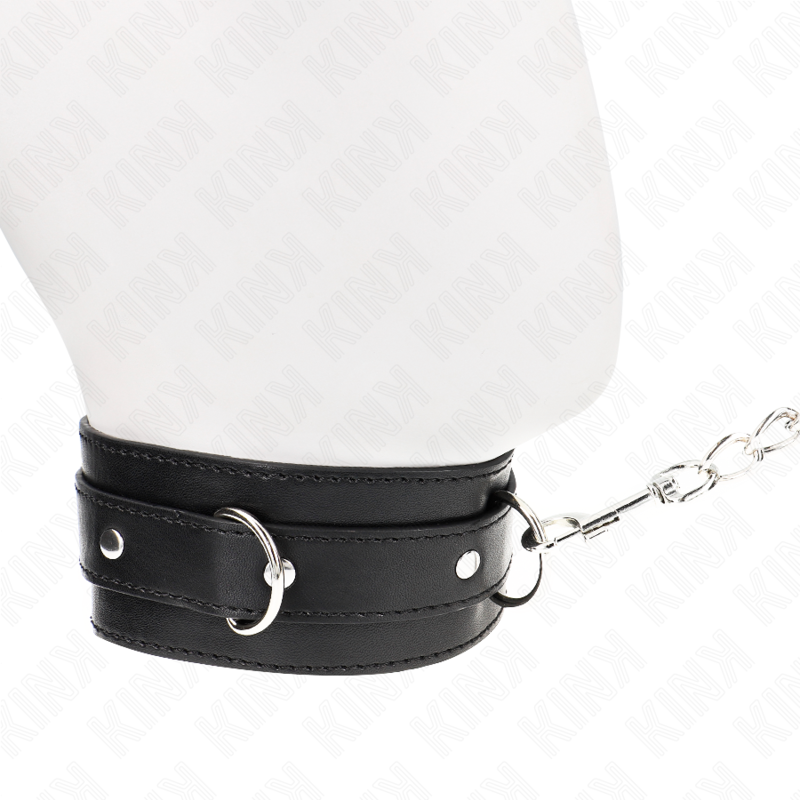 KINK - COLLANA CON CINGHIA 65 CM NERO 54 X 4,5 CM