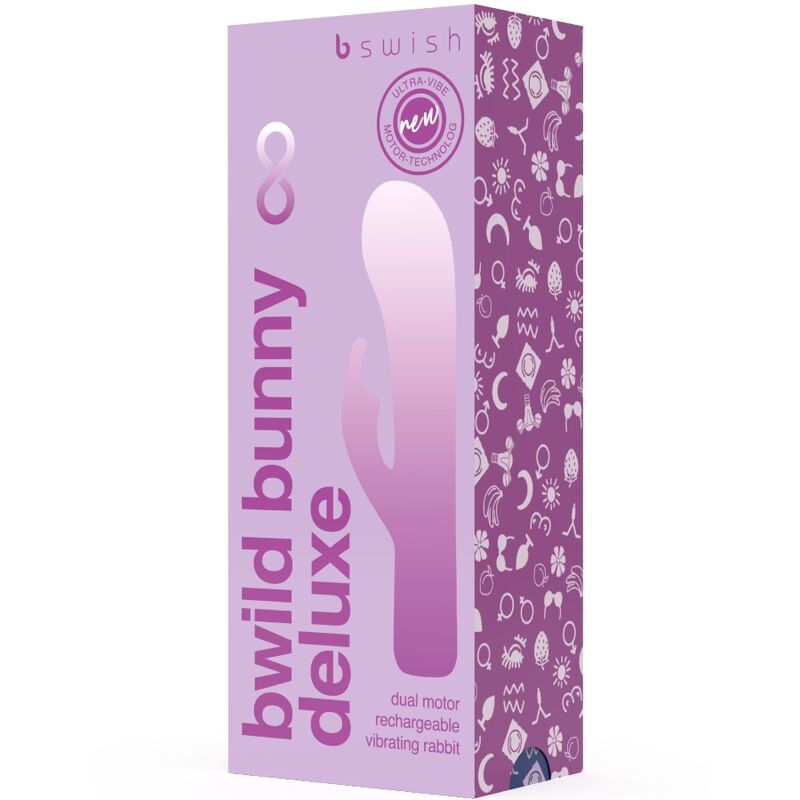B SWISH - BWILD BUNNY INFINITE DELUXE VIBRATORE CONIGLIO 10 VIBRAZIONI VIOLA