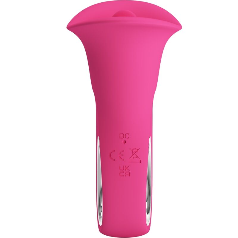 PRETTY LOVE - VIBRATORE ORALE CLYDE LINGUA VIBRANTE 12 VIBRAZIONI ROSA