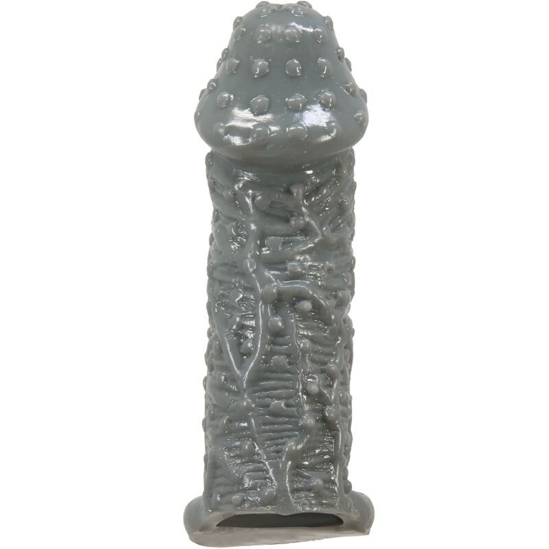 PRETTY LOVE - MANICA REALISTICA PER L'INGRANDIMENTO E IL RITARDAMENTO DEL PENE MODELLO 2 GRIGIO