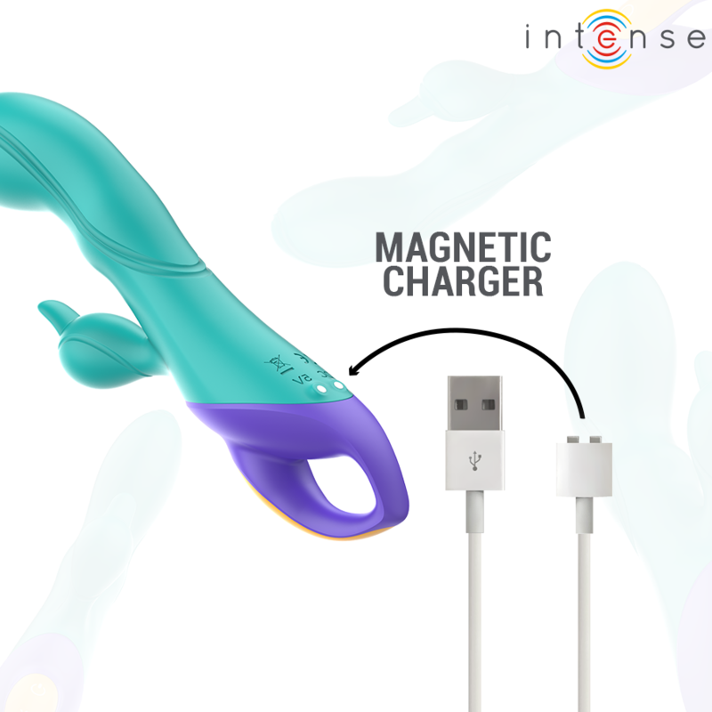 INTENSO - VIBRATORE FRED RABBIT BLU