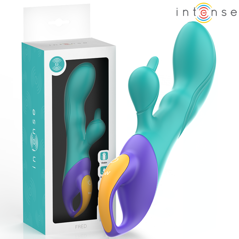 INTENSO - VIBRATORE FRED RABBIT BLU