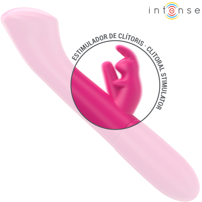 INTENSE - VIBRATORE CONIGLIO JULIETA 18,6 CM 10 VIBRAZIONI ROSA
