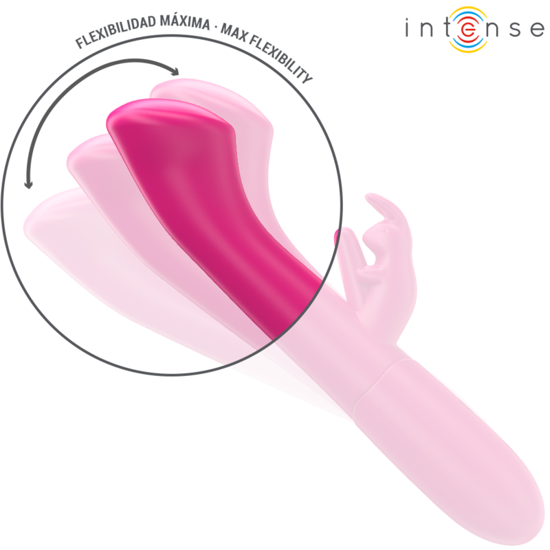 INTENSE - VIBRATORE CONIGLIO JULIETA 18,6 CM 10 VIBRAZIONI ROSA