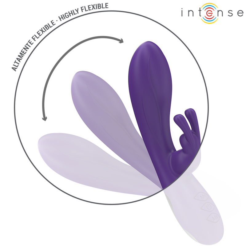 INTENSO - VIBRATORE RANDALL RABBIT 10 VIBRAZIONI VIOLA
