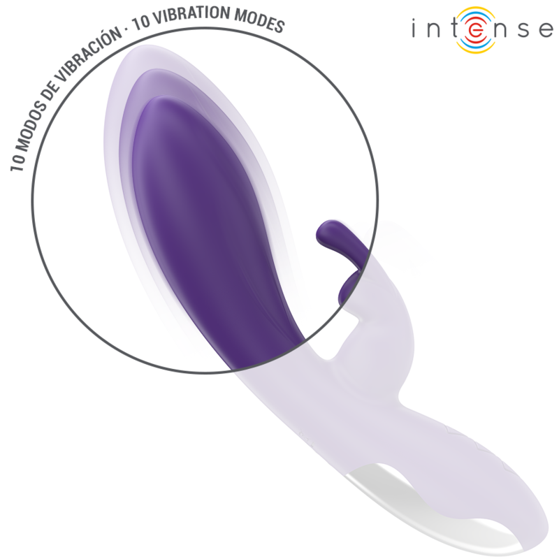 INTENSO - VIBRATORE RANDALL RABBIT 10 VIBRAZIONI VIOLA