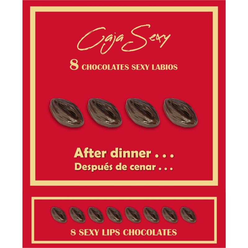 SPICY DEVIL - SCATOLA DA 8 CIOCCOLATINI A FORMA DI VAGINA