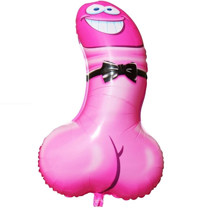 Spicy Devil - Palloncino rosa a forma di pene per feste
