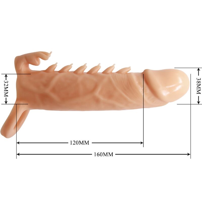 PRETTY LOVE - GUAINA PER PENE EMMIT + STIMOLATORE NATURALE PER IL CLITORIDE