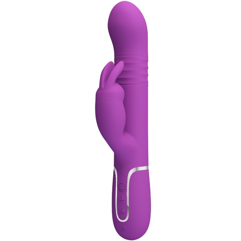 PRETTY LOVE - VIBRATORE CONIGLIO MULTIFUNZIONE 4 IN 1 COALE VIOLA