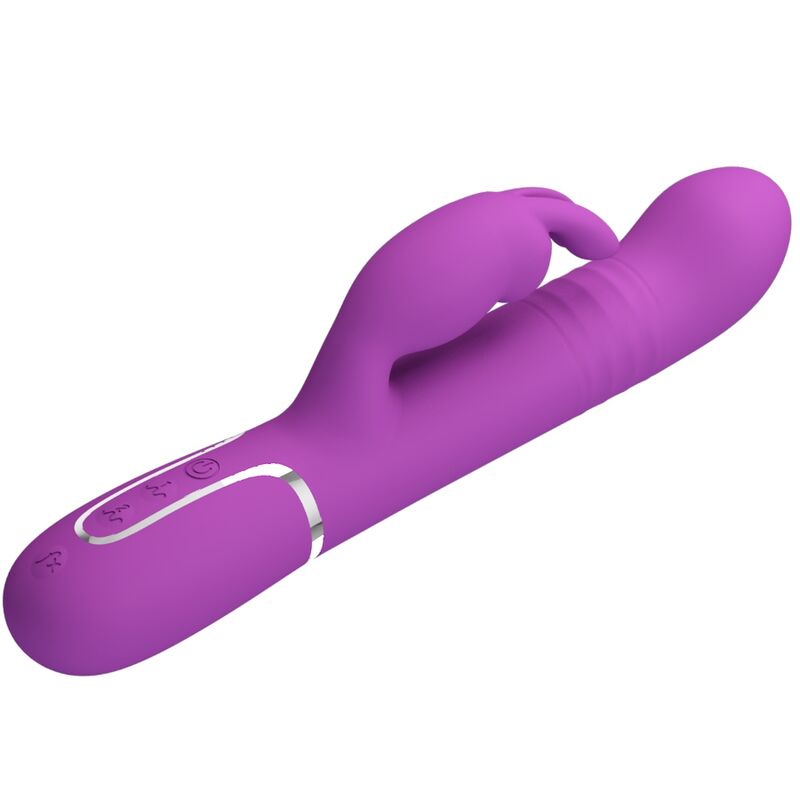 PRETTY LOVE - VIBRATORE CONIGLIO MULTIFUNZIONE 4 IN 1 COALE VIOLA