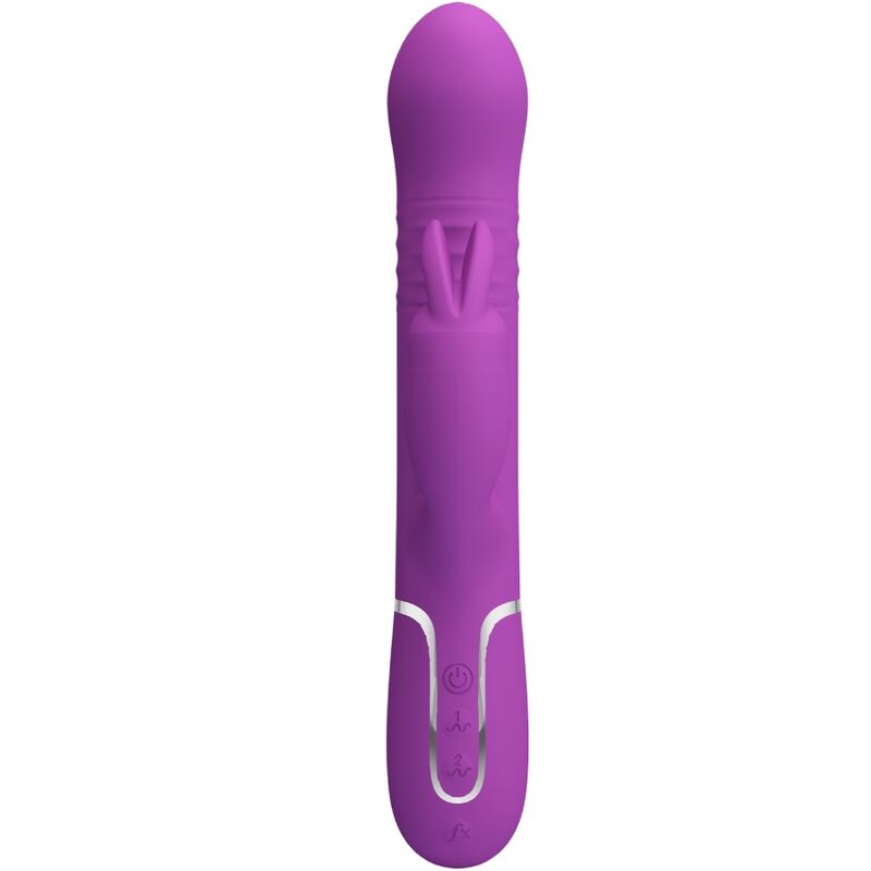 PRETTY LOVE - VIBRATORE CONIGLIO MULTIFUNZIONE 4 IN 1 COALE VIOLA