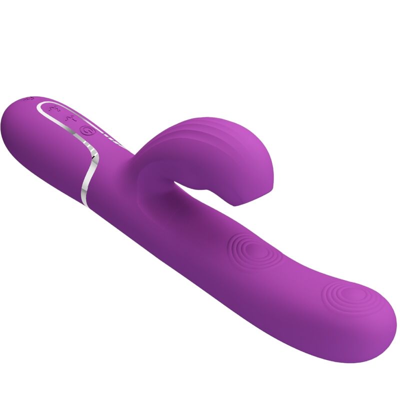 PRETTY LOVE - PERLITA VIBRATORE CONIGLIO MULTIFUNZIONE 3 IN 1 VIOLA