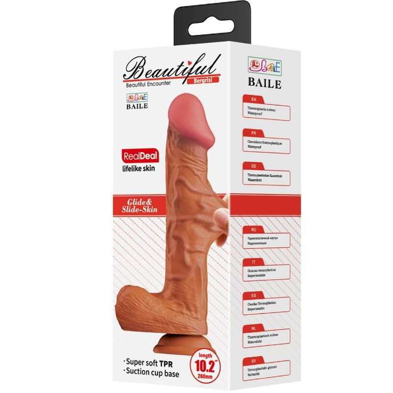DANCE - BERGRISI DILDO REALISTICO 26 CM NATURALE