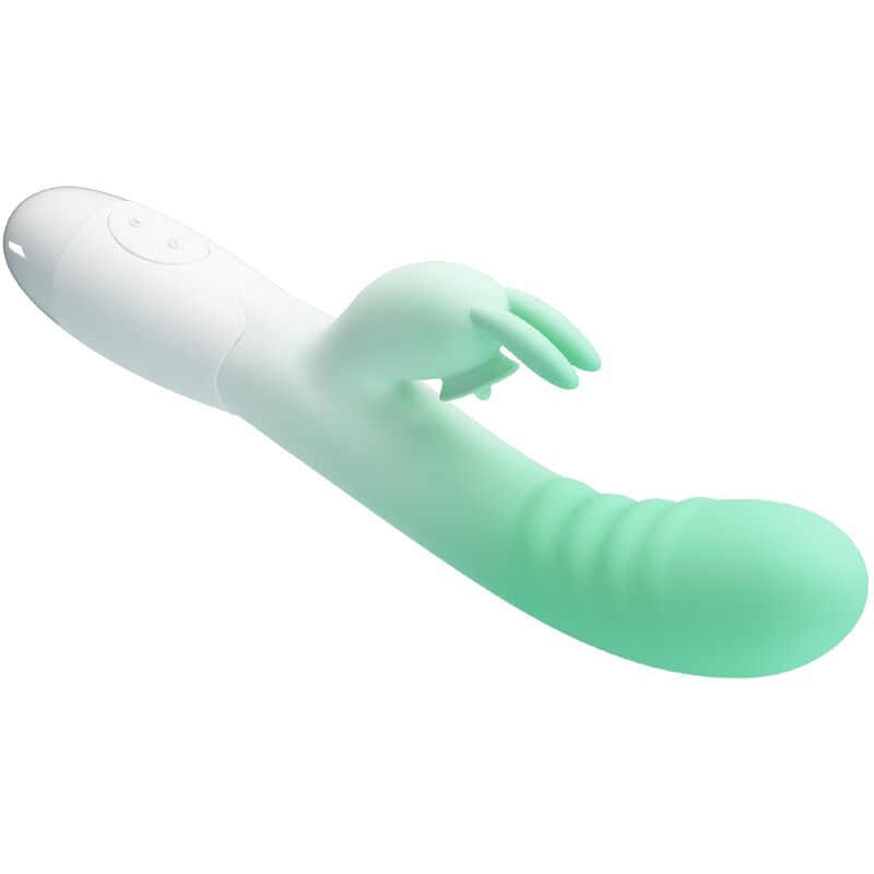 PRETTY LOVE - VIBRATORE CONIGLIO CERBERUS 30 VIBRAZIONI VERDE