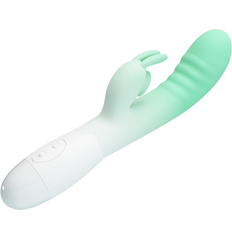 PRETTY LOVE - VIBRATORE CONIGLIO CERBERUS 30 VIBRAZIONI VERDE