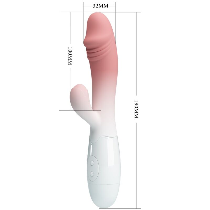 PRETTY LOVE - VIBRATORE SNAPPY RABBIT 30 VIBRAZIONI ROSA