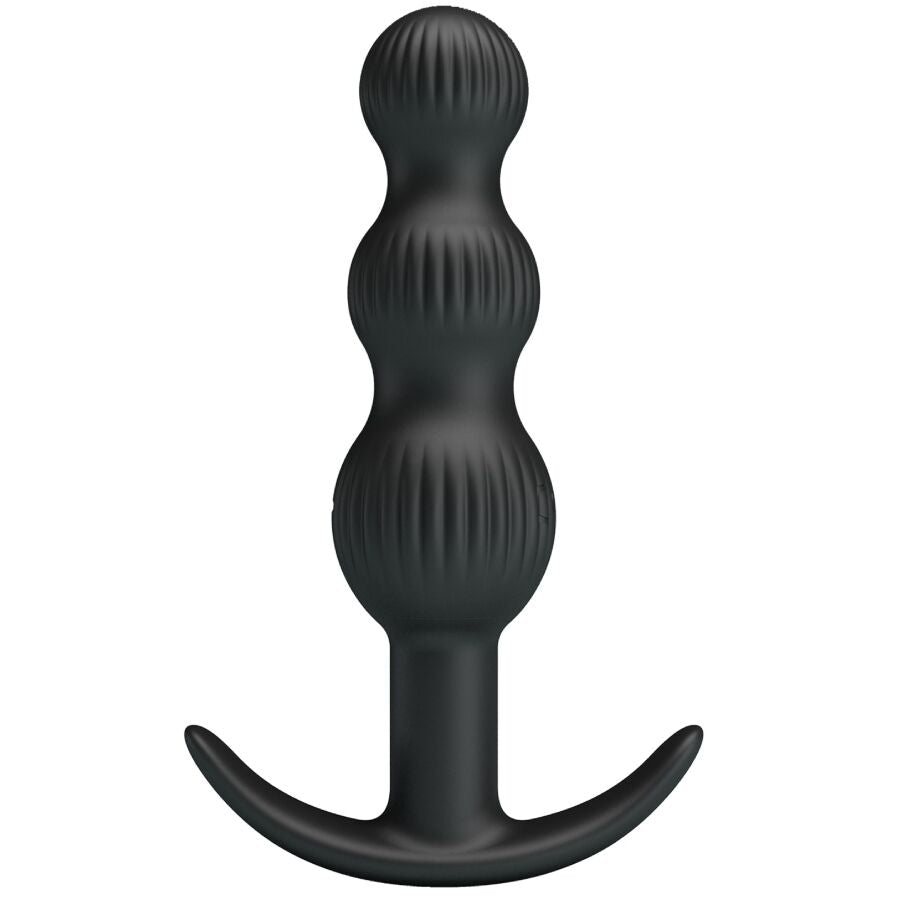 PRETTY LOVE - VIBRATORE ANALE SIDNEY 10 VIBRAZIONI NERO