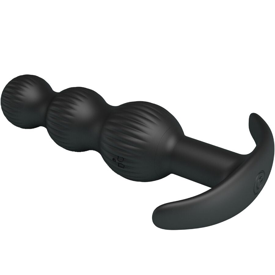 PRETTY LOVE - VIBRATORE ANALE SIDNEY 10 VIBRAZIONI NERO
