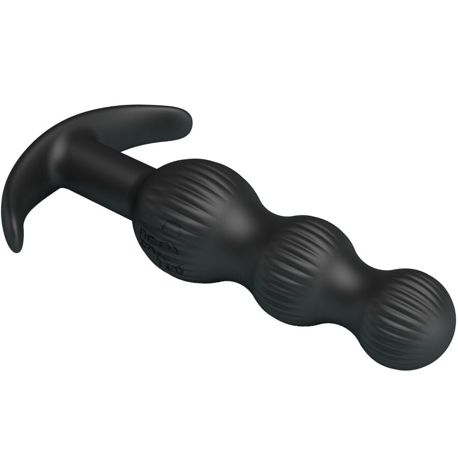 PRETTY LOVE - VIBRATORE ANALE SIDNEY 10 VIBRAZIONI NERO