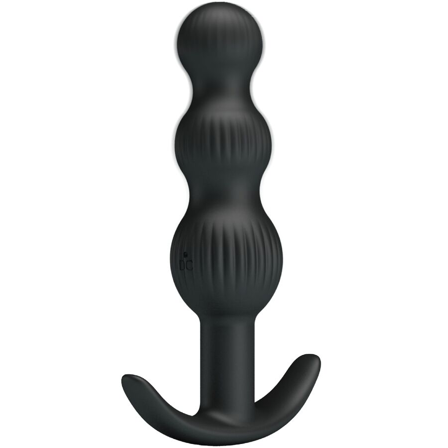 PRETTY LOVE - VIBRATORE ANALE SIDNEY 10 VIBRAZIONI NERO
