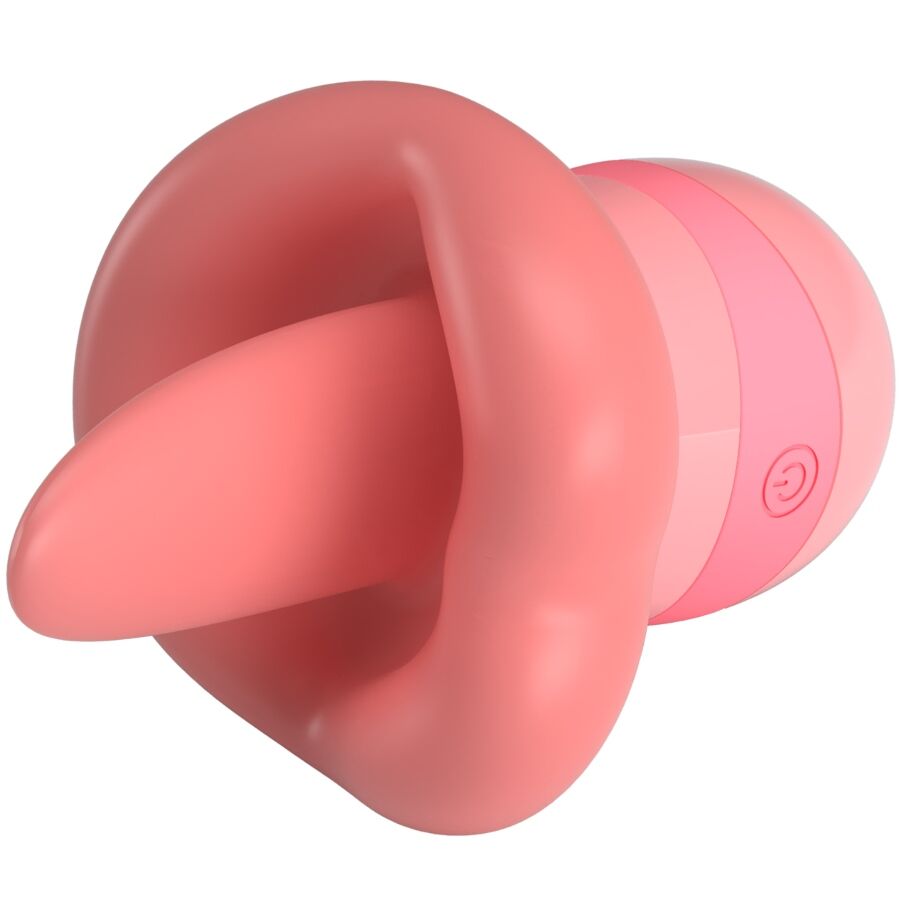 PRETTY LOVE - KYLEE CLITORIDE STIMOLANTE LINGUA 10 VIBRAZIONI ROSA NUDO
