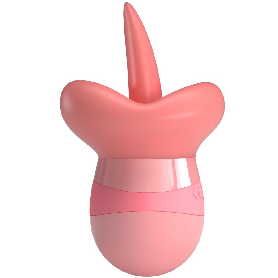 PRETTY LOVE - KYLEE CLITORIDE STIMOLANTE LINGUA 10 VIBRAZIONI ROSA NUDO