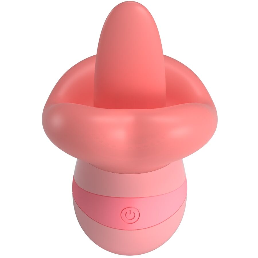 PRETTY LOVE - KYLEE CLITORIDE STIMOLANTE LINGUA 10 VIBRAZIONI ROSA NUDO
