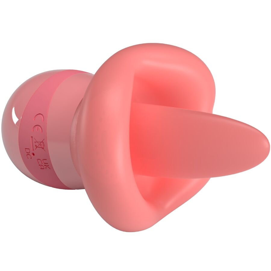 PRETTY LOVE - KYLEE CLITORIDE STIMOLANTE LINGUA 10 VIBRAZIONI ROSA NUDO