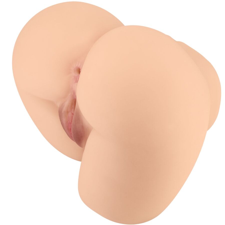 CRAZY BULL - VIBRATORE POSTERIORE ROLONDA CON VAGINA E ANO NATURALI REALISTICI