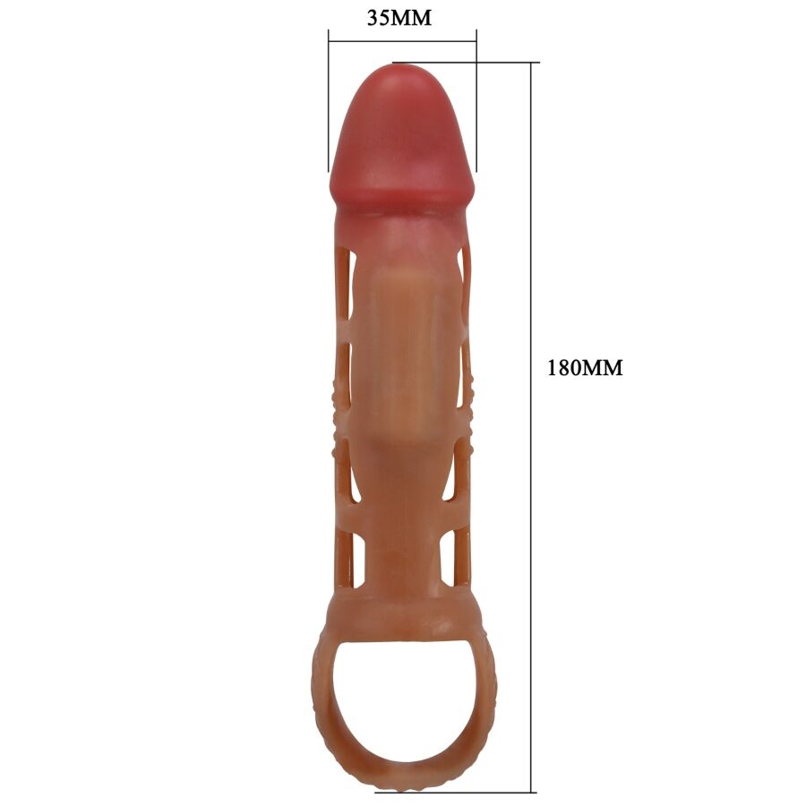 PRETTY LOVE - GUAINA VIBRANTE PER PENE PRESTON 18 CM