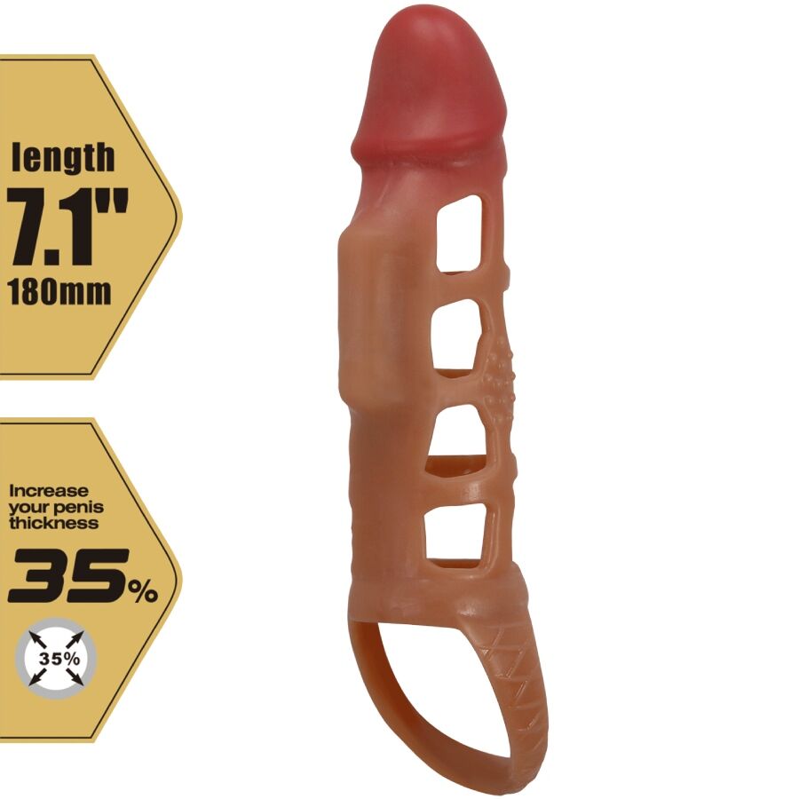 PRETTY LOVE - GUAINA VIBRANTE PER PENE PRESTON 18 CM
