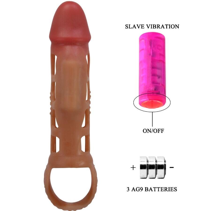 PRETTY LOVE - GUAINA VIBRANTE PER PENE PRESTON 18 CM
