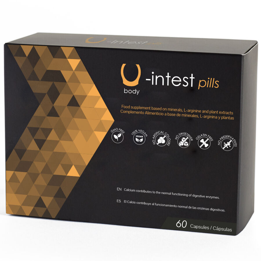 500 Cosmetics - Capsule U-INTEST per prevenire le emorroidi - 60 capsule