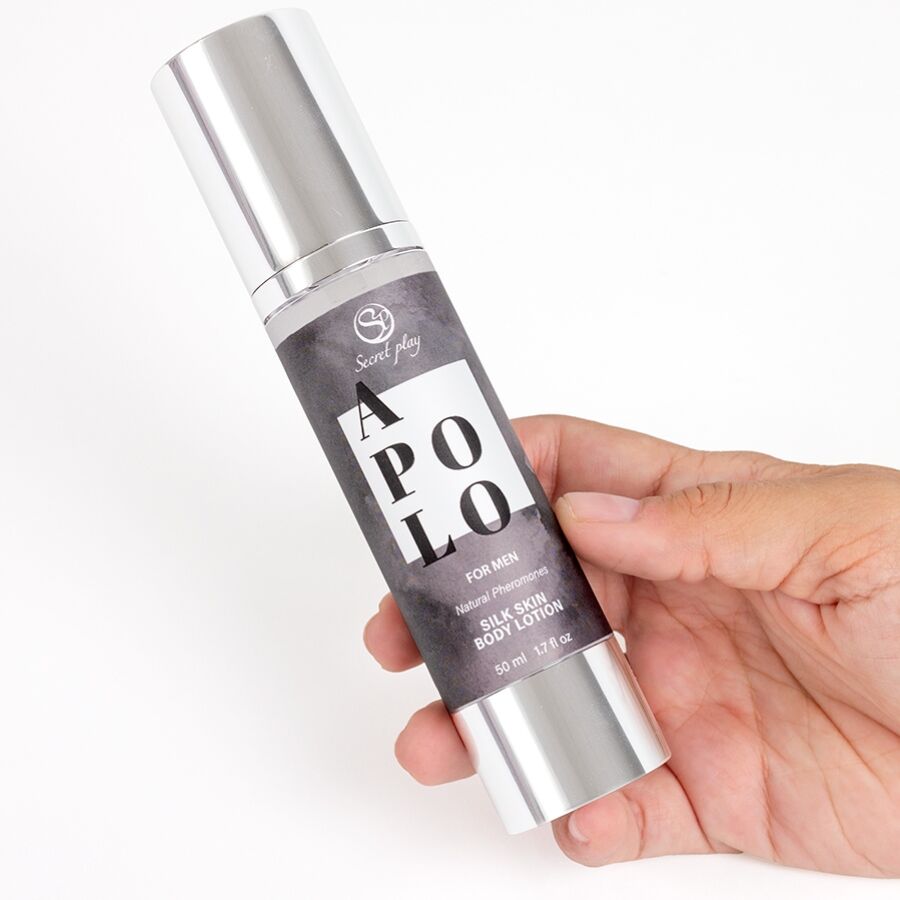 SECRETPLAY - APOLO LOCION PIEL DE SEDA PARA HOMBRES 50 ML