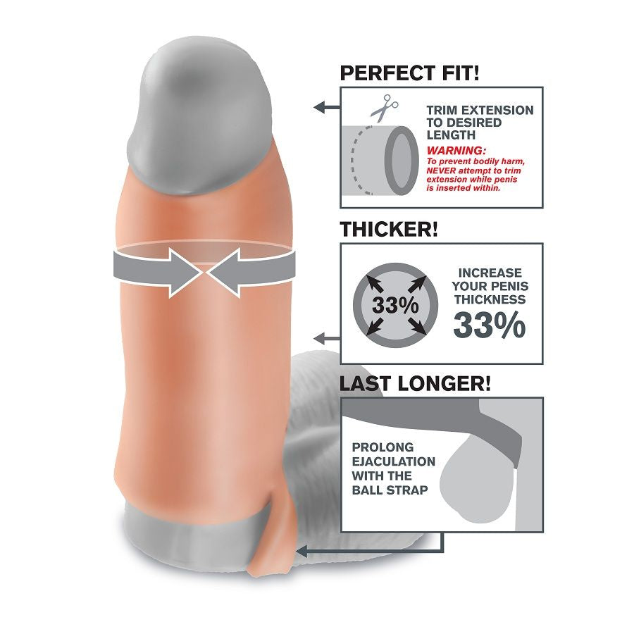 FANTASY X-TENSIONS - ESTENSIONE PER PENE REAL FEEL XL