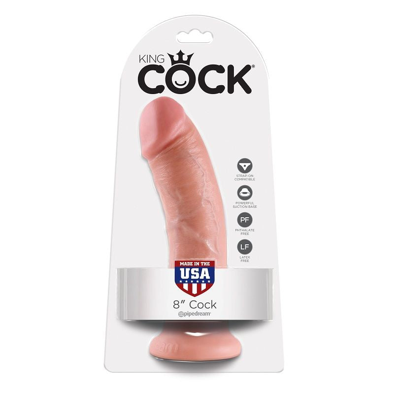 KING COCK - 8 PENI NATURALI 20,3 CM