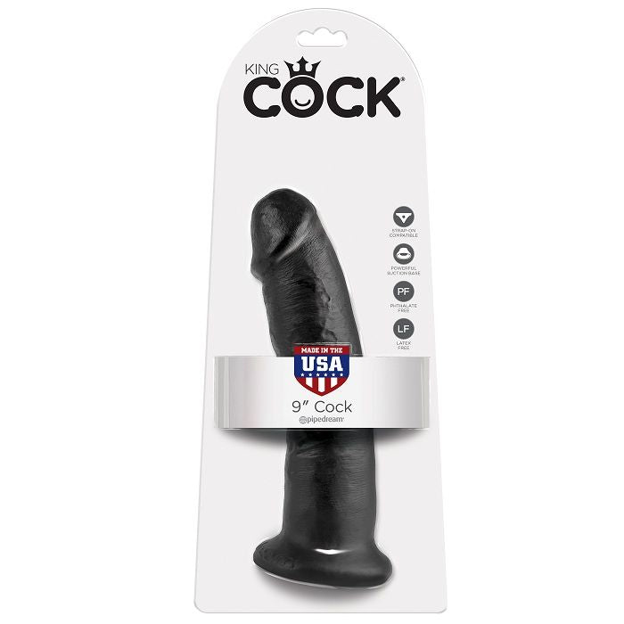 KING COCK - 9 PENI NERI 22,9 CM