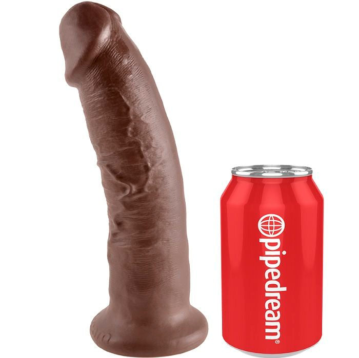KING COCK - 9 PENI MARRONI 22,9 CM