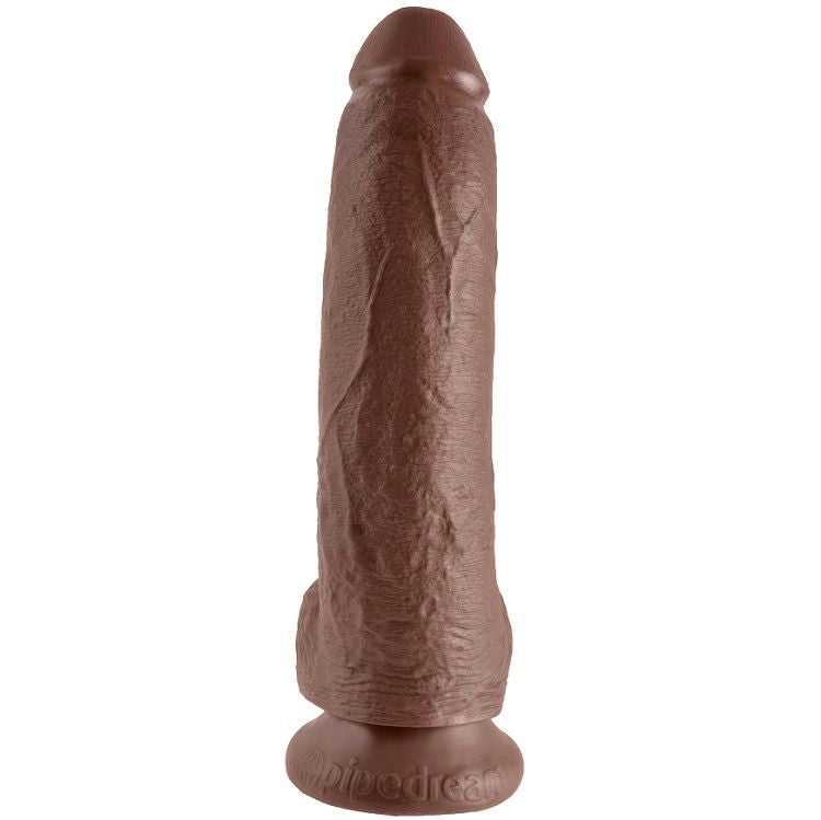 KING COCK - 9 PENI MARRONI REALISTICI 22,9 CM